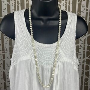 Pearl Necklace Hand Knotted Traditional Gold Hook Closure